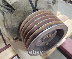 General Electric GE 3 Phase 230/460 Volt AC 60 HP Industrial Motor with Pulley