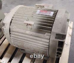 General Electric GE 3 Phase 230/460 Volt AC 75 HP Industrial Motor with NO Pulley