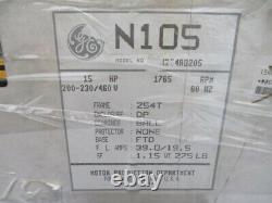 General Electric Motors 15 Hp, 3 Phase, 1800 Rpm, 254t Frame 5kw254ad205 Nsmp