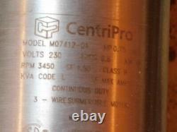 Goulds 4 Submersible Pump & Motor 3/4 hp 10 gpm 1 ph, 10LS07412CL No Box