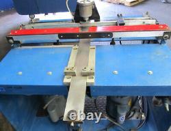 Heavy Duty Industrial Double Spindle Inverted Router Machine, Baldor 110v Motor