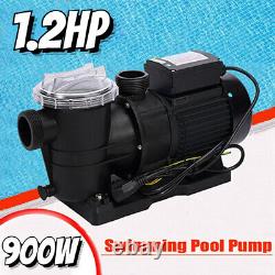 Heavy-duty Electric Industrial Pool Pump 1.2HP Clear Water Pump for Pools Motor