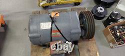 Industrial Electric Motor 30HP 1750 RPM 208v 3Ph 1-5/8 Shaft 12-1/2 PULLEY