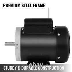 Industrial-Grade 5/8 Shaft Electric Motor with Steel Housing for Durability