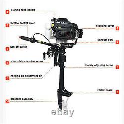 Industrial Manual Tilt CDI Ignition System 4 HP Electric Outboard Motor Engine