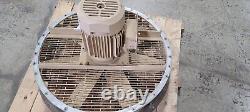 Industrial fan air circulating fan with Reliance Electric Duty Master 5hp motor