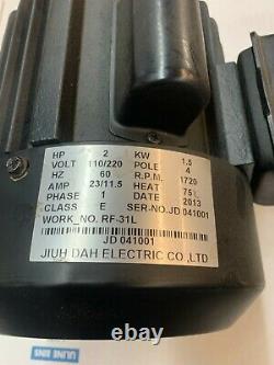 JIUH DAH ELECTRIC 2 hp electric motor