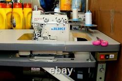 JUKI MO-6704S Industrial 3-Thread Overlock Sewing Machine withTable & Motor