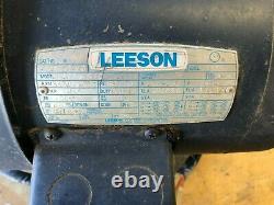 Leeson Motor 1HP 230v 460v 3.6 AMP Phase 3 3450 RPM electric Industrial 5/