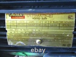 Lincoln Ultimate 5 HP Ei Industrial Motor, Fr 184tc, 1740 Rpm, #1110230g New