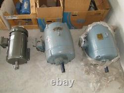 Lot Consisting of 22 Industrial Electric Motors and 3 Steam Valves NEW