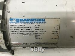 Marathon 2UK56B17F5538D Electric Motor Frame56C HP2 RPM1725 200-230VAC 1Ph