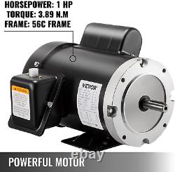 Mophorn 1 Hp Electric Motor 1725RPM 56C Frame Single Phase Industry AC Motor 11