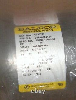 NEW BALDOR Electric Industrial Motor GMP3342 0.5 HP FREE SHIPPING (A)