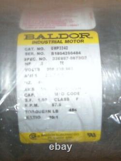 NEW BALDOR Electric Industrial Motor GMP3342 0.5 HP FREE SHIPPING (B)