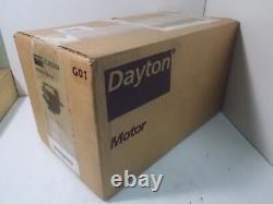NIB Dayton 3N590A Industrial Motor 1/2HP, 3450 & 2850 RPM, 208-220/440V, 3 Ph