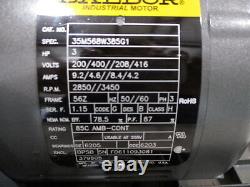 New Baldor Industrial Motor 35m568w385g1 Electric Motor 3hp 200/400v 3ph