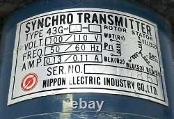 Nippon Electric Industry Co. Ltd. 43G-A Synchro Transmitter