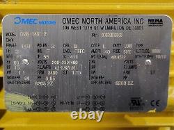 OMEC 1.5 hp, 230/460 Volts, 3600 Rpm, 143T Industrial Electric Motor 17172