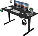 Outfine Height Adjustable Standing Desk Electric Dual Motor Home Office Stand Up