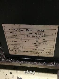 Oil Cooler, Kquwa Liquid Tuner Kmv-75-m02-a, Pump Motor Felq-8t, Used, Warranty