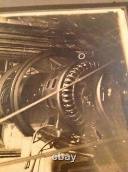 Old Industrial Picture Electric Motor Factory Photo Vintage Industrial