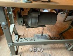PFAFF 360 sewing machine with Industrial motorized table