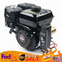 Previous-owned, 212cc 7.5HP 4Stroke Black Gas Electric Engine Motor 3600RPM 1Gal