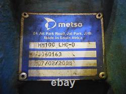 RX-3642, METSO HM100 LHC-D 4 x 3 SLURRY PUMP With 40HP MOTOR AND FRAME