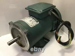 Reliance T56S1005A TPR TEFC DC Electric Motor 1/2HP 1750RPM 90V 5.2A TESTED