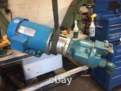 Rexroth Hydraulic Pump, A10V16DR1RS4, with 1.5 HP Leeson AC Motor, Used