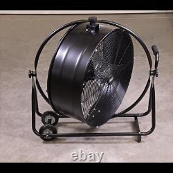 Sealey Industrial High Velocity Orbital Drum Fan 24 230V Garage Workshop DIY