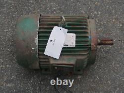 TOSHIBA 10 hp, 575 Volts, 1745 Rpm, 215T Industrial Electric Motor 18675
