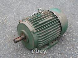TOSHIBA 10 hp, 575 Volts, 1745 Rpm, 215T Industrial Electric Motor 18675