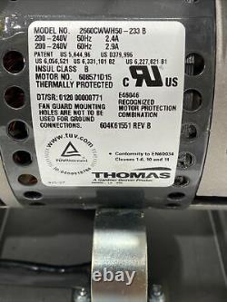 Thomas Industrial Air Compressor 2660CWWH50 XEROX MOTOR E46046 608571 608571D15