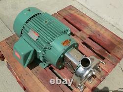 Tri-Clover CLW3285MEGK4EP Sanitary Centrifugal Pump with a 30 HP Reliance Motor