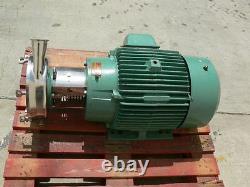 Tri-Clover CLW3285MEGK4EP Sanitary Centrifugal Pump with a 30 HP Reliance Motor