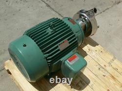 Tri-Clover Industrial Size Sanitary Centrifugal Pump with a 40HP Reliance Motor