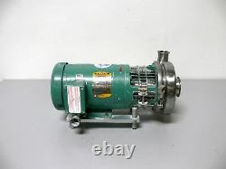 Tri-Clover TRI-FLO Pump C216MD56T-S with 1.5HP Baldor Industrial 3 Phase Motor