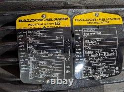 USED 15 HP Baldor Reliance 84Z05096 Industrial Motor 3450 RPM 208-230/460V