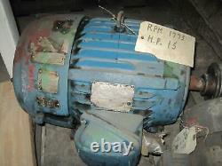 US Electrical Type LCE Industrial Motor 254T Frame 15 HP 1775 RPM