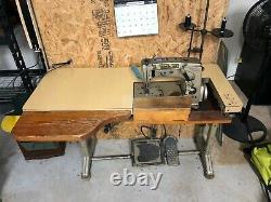 Union special 56300VF industrial chain stitch sewing machine with 110v motor