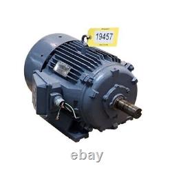 Used 25HP Industrial Electric Motor 284T Frame 1770RPM