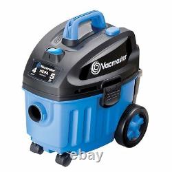 Vacuum for Wet and Dry Cleaning 2 Stage Industrial Motor 5 Peak HP 4 Gallon