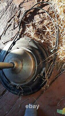 Vintage Fresh'nd Aire Electric Industrial Fan GE motor model 2000 70in tall
