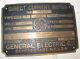 Vintage Ge General Electric Heavy Brass Industrial Motor Plate/sign/plaque J918