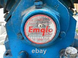 Vintage emglo industrial air compressor motor pump