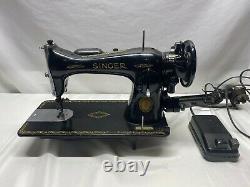 Vtg 1954 Singer 15-91 Sewing Machine Industrial Electric Motor ORIGINAL RECEIPT