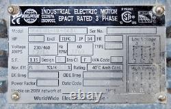 WWE WorldWide Electric Corporation Industrial Electric Motor, WWEM1-18-143T