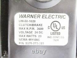 Warner Electric 5370-273-203 Um-50-1020 Unmp